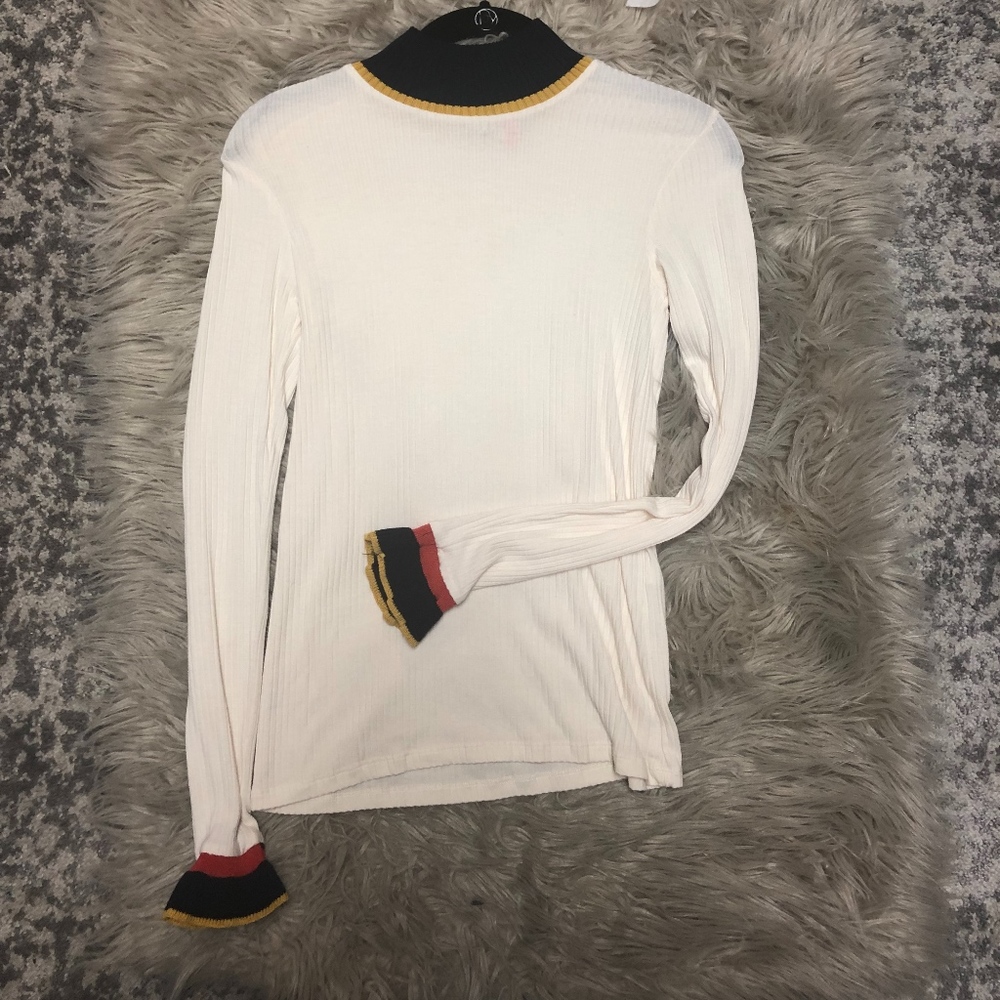 Zara Soft Mock Neck Shirt